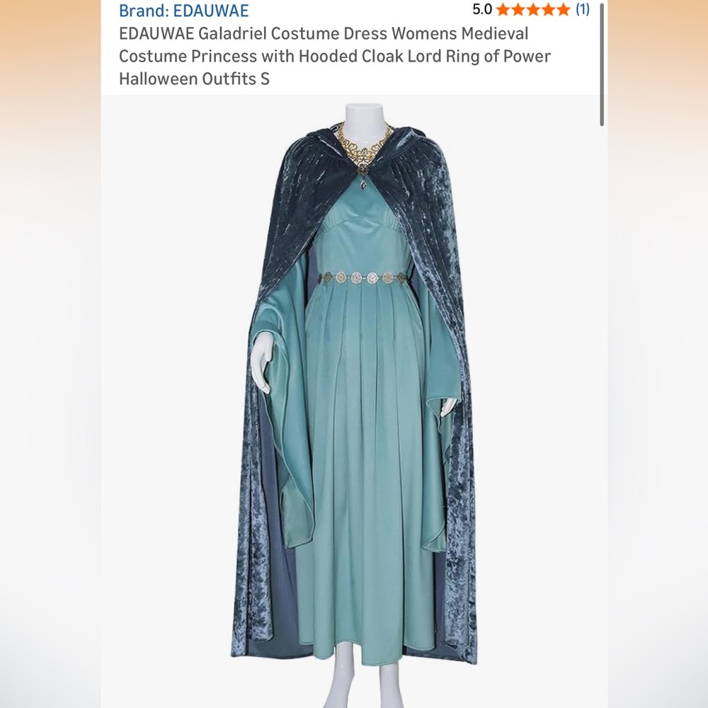 Elf/ Galadriel Cosplay Costume With Accessories